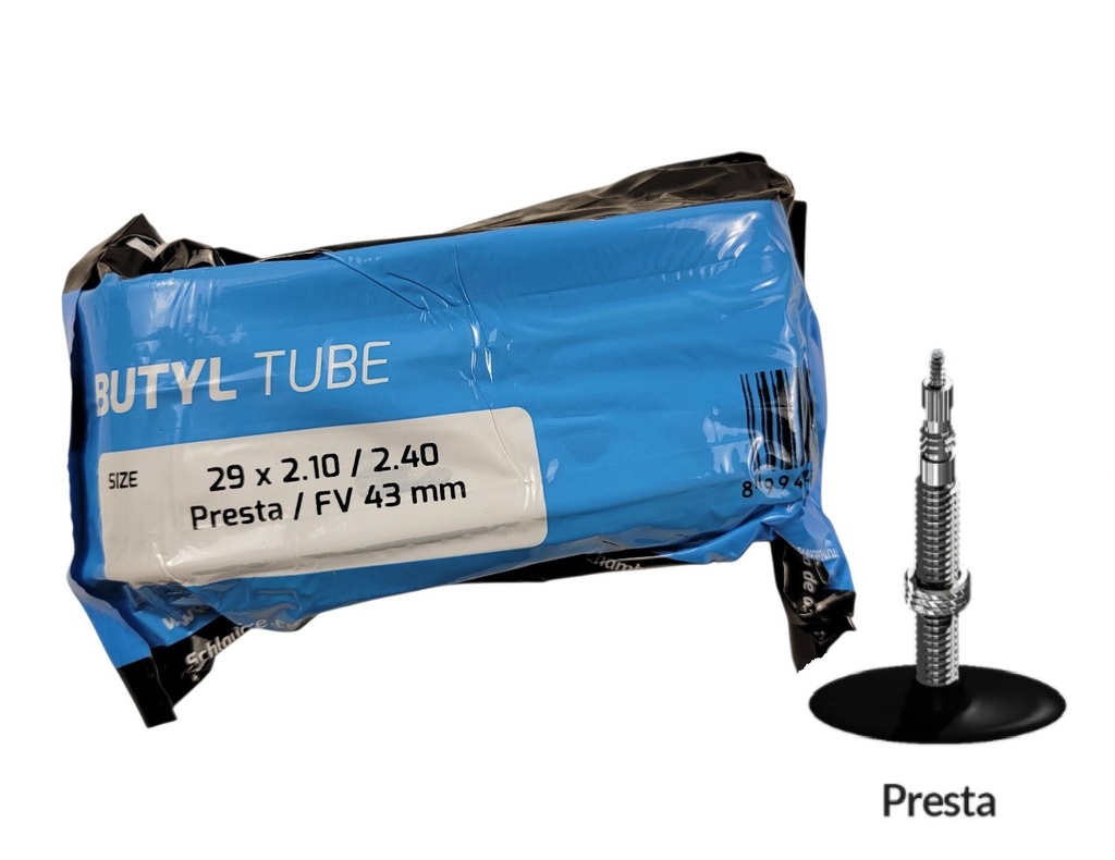 Камера 29 x 2.10/2.40 DELI TIRE Presta FV 43mm