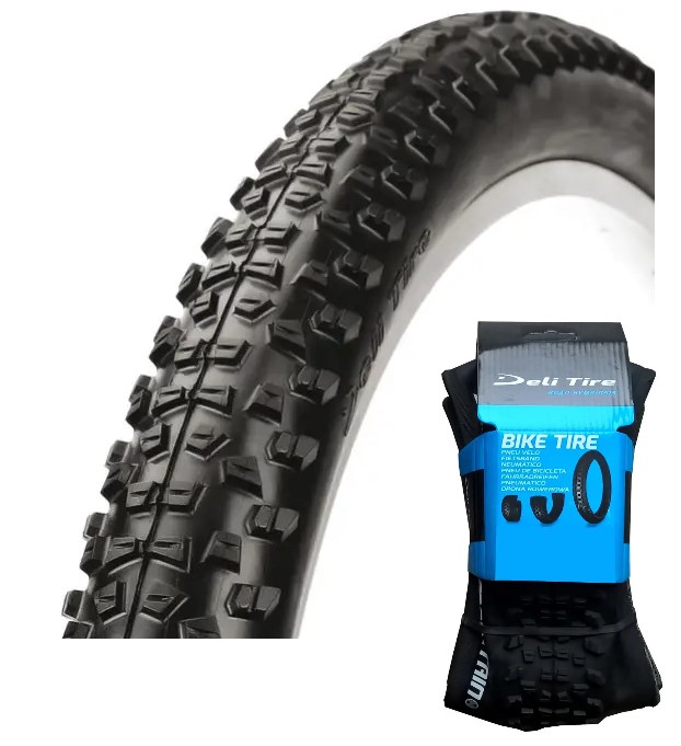 Покришка 27.5-2.10 DELI TIRE (258) шипована, (скрутка)