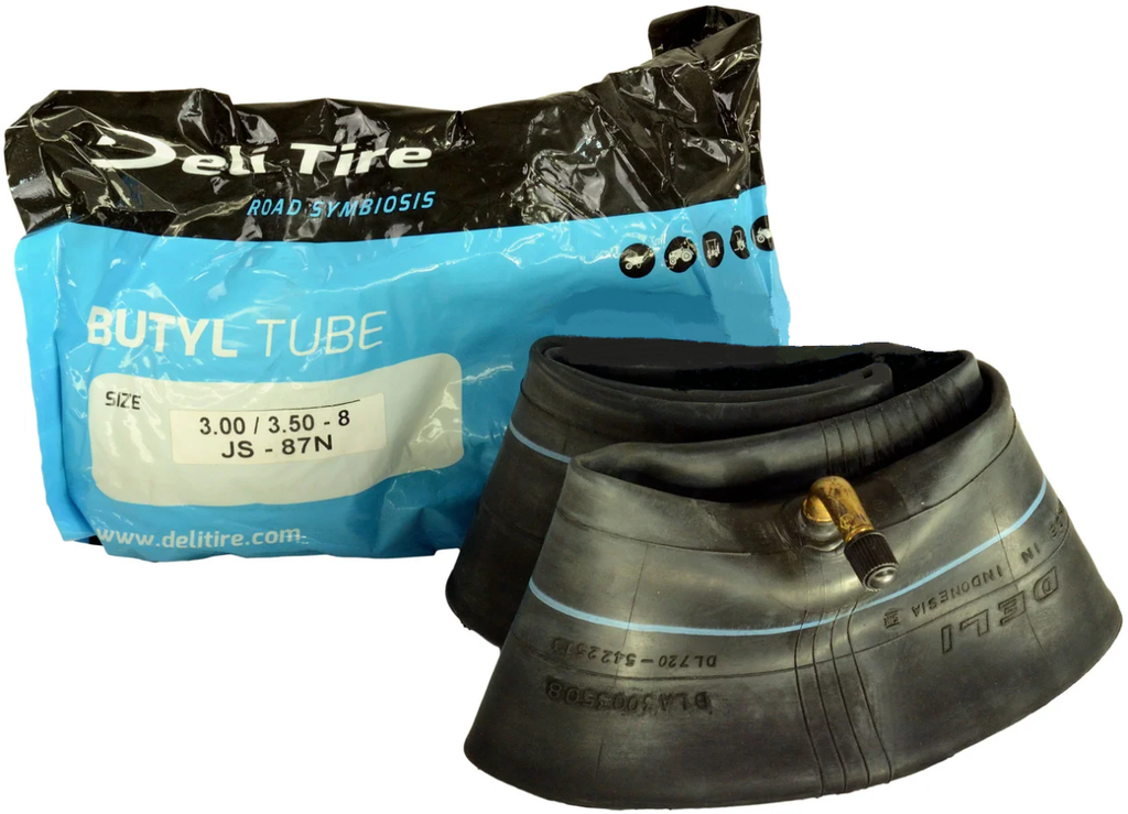 Камера  8"  3.00/3.50-8  DELI TIRE Індонезія (JS-87N) зігнутий ніпель