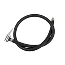 Шланг автонасоса гумовий чорний (ST-алюміній) довгий