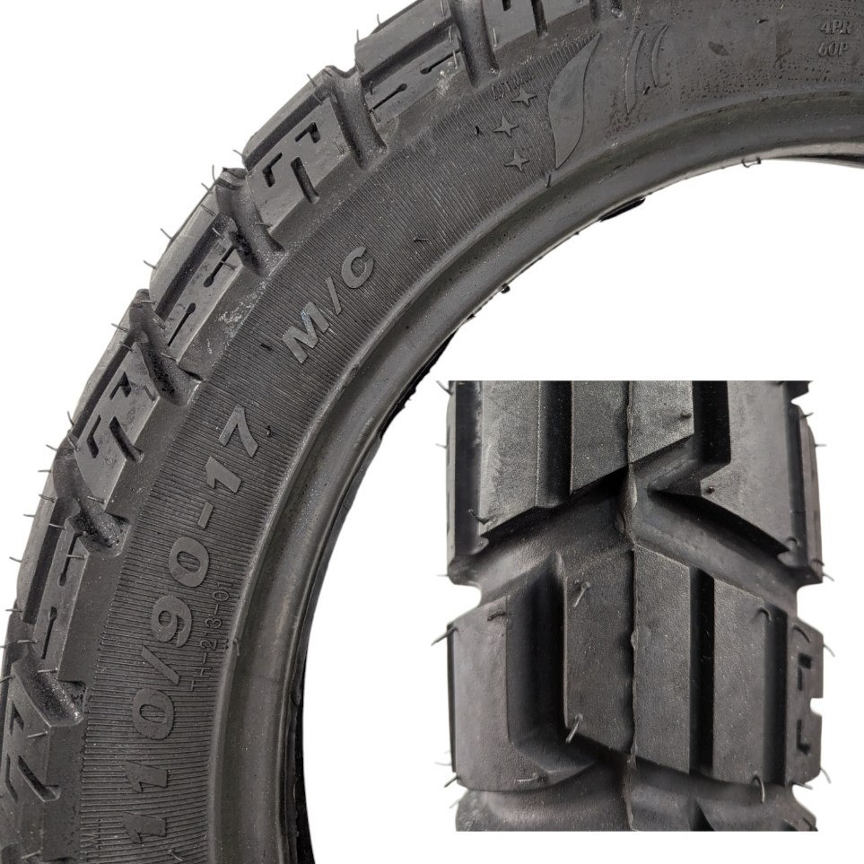 Мотошина "17"  110/90-17  ТН-213/921/SY-126 шипована, камерна TT