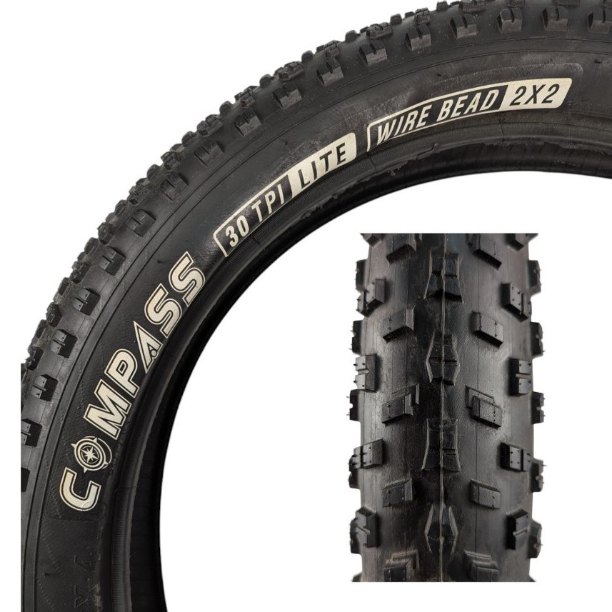 Покришка 24-4.0 COMPAS (1272)  FAT BIKE