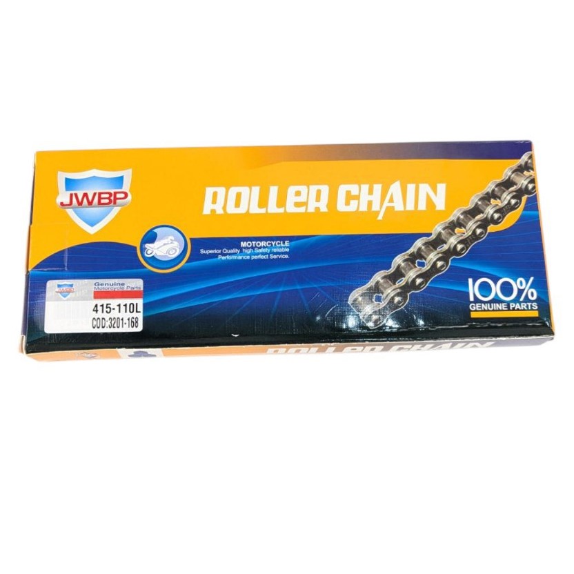 Ланцюг мотовелосипеда JWBP крок 415 , 110 ланок