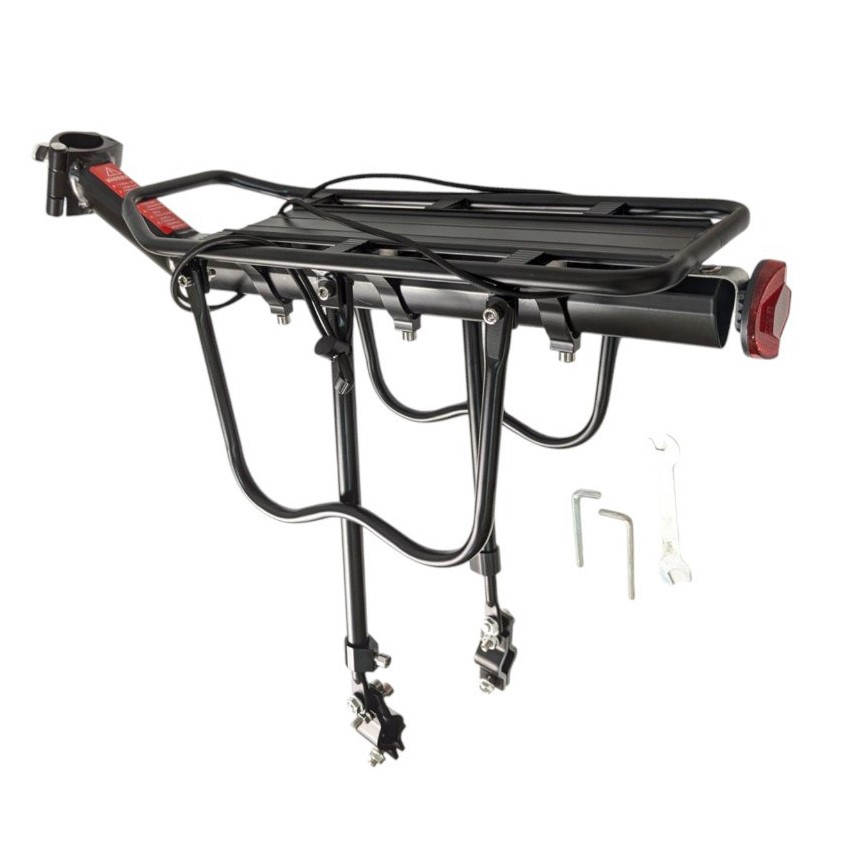 Багажник консольний на трубу сідла AFT-134, алюміній 