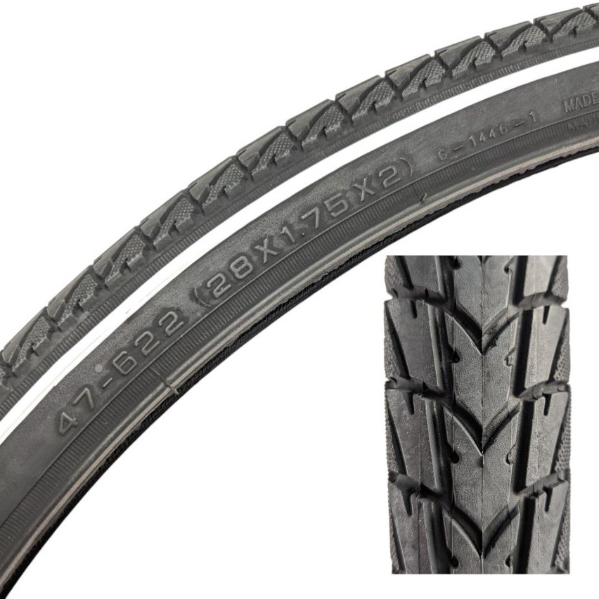 Покришка 28-1.75 (47-622) CST (1446) стріла,біла смуга