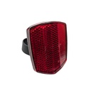 Катафот червоний пластмасовий великий (кріплення хомут)