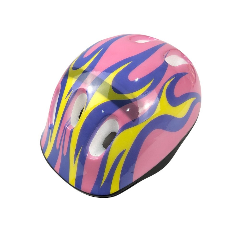 Велошолом дитячий "Полум'я" рожевий