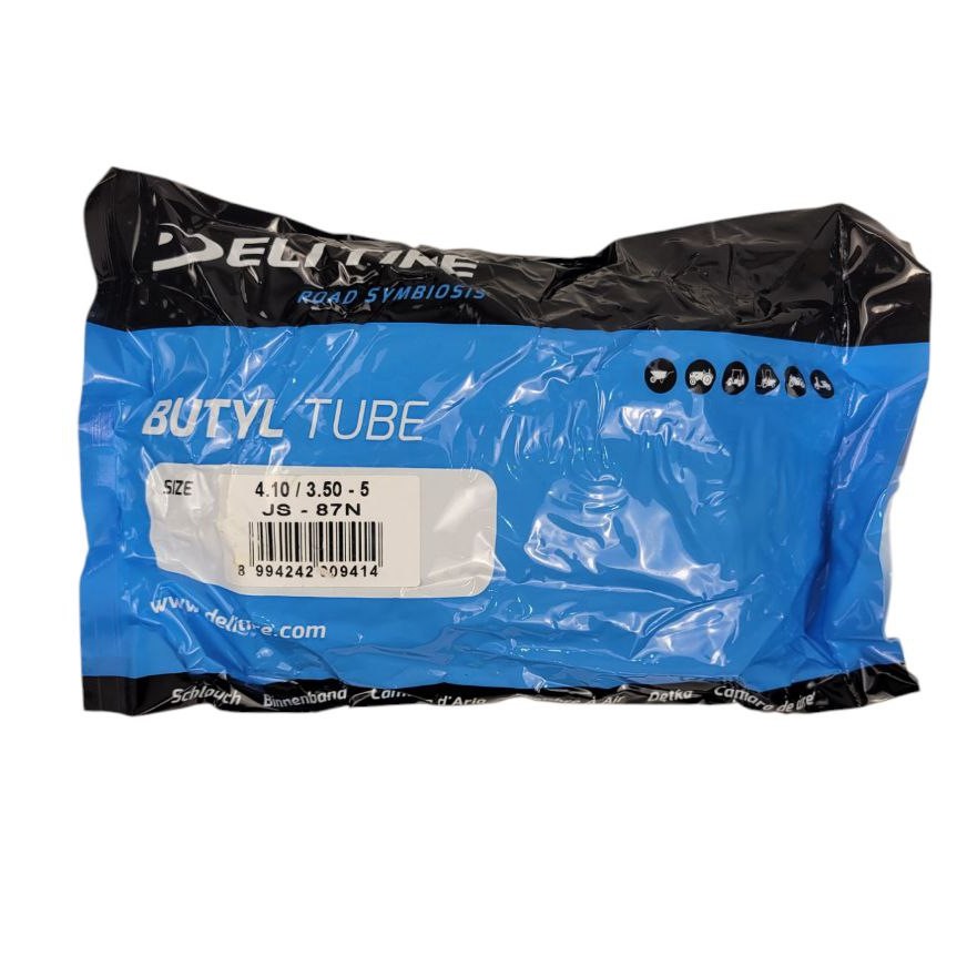 Камера  5"  4.10/3.50-5  DELI TIRE Індонезія (JS-87N) зігнутий ніпель