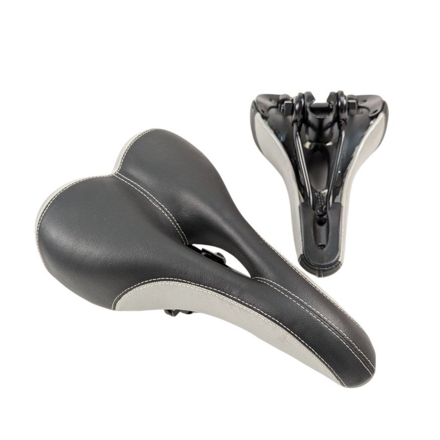 Сідло мтв №7099 з отвором, чорно-сіре