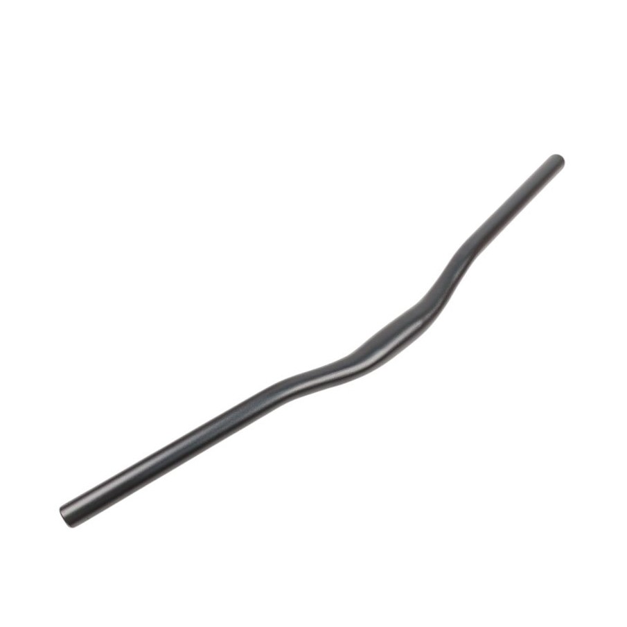 Руль мтв алюміній "ластівка" L-640 мм, Ø22.2 х Ø 31.8 мм (HB002) чорний матовий