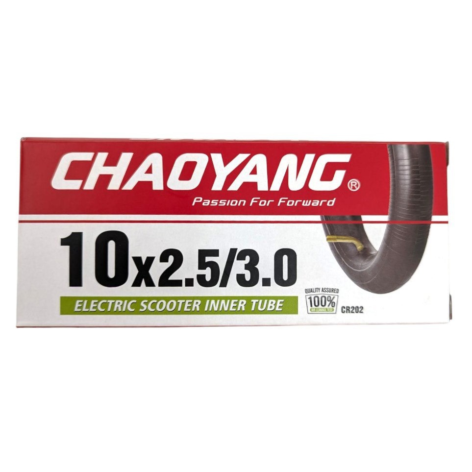 Камера 10х2.50/3.0  CHAOYANG CR202(60°x90°) зігнутий ніпель (на електросамокат)