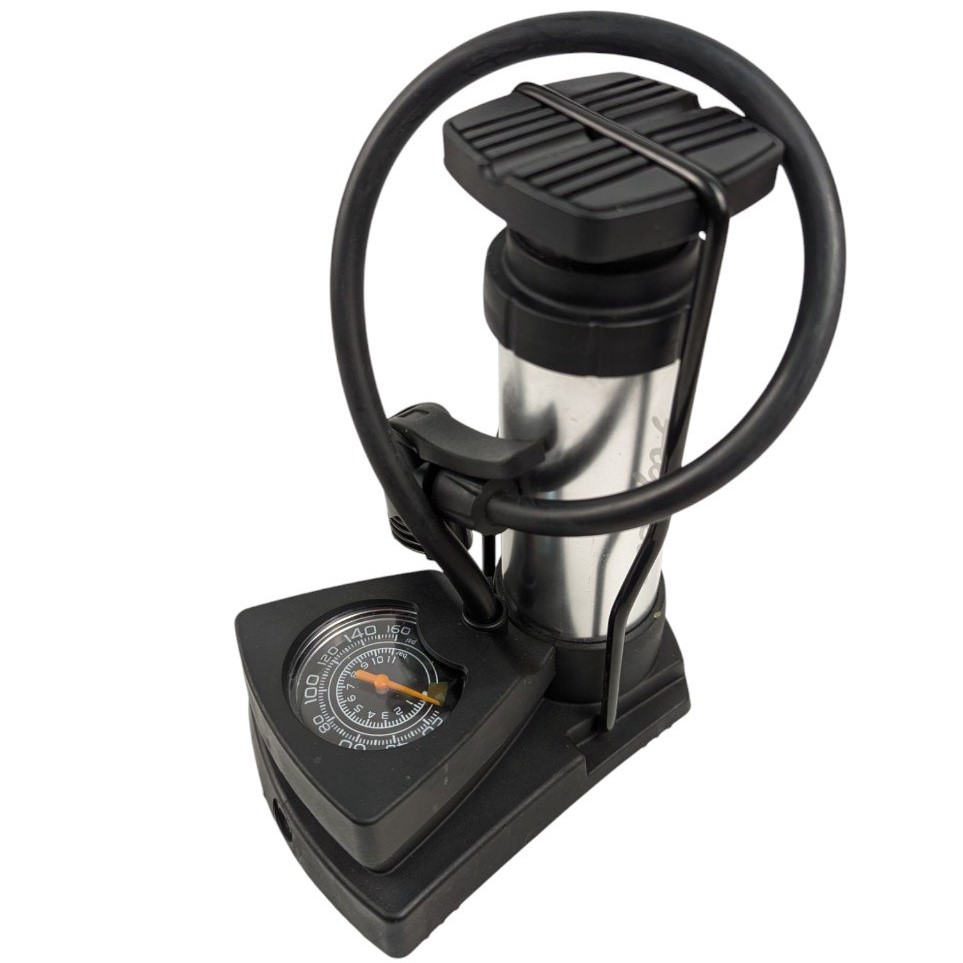 Насос ножний Agilette з манометром, 2-ний наконечник