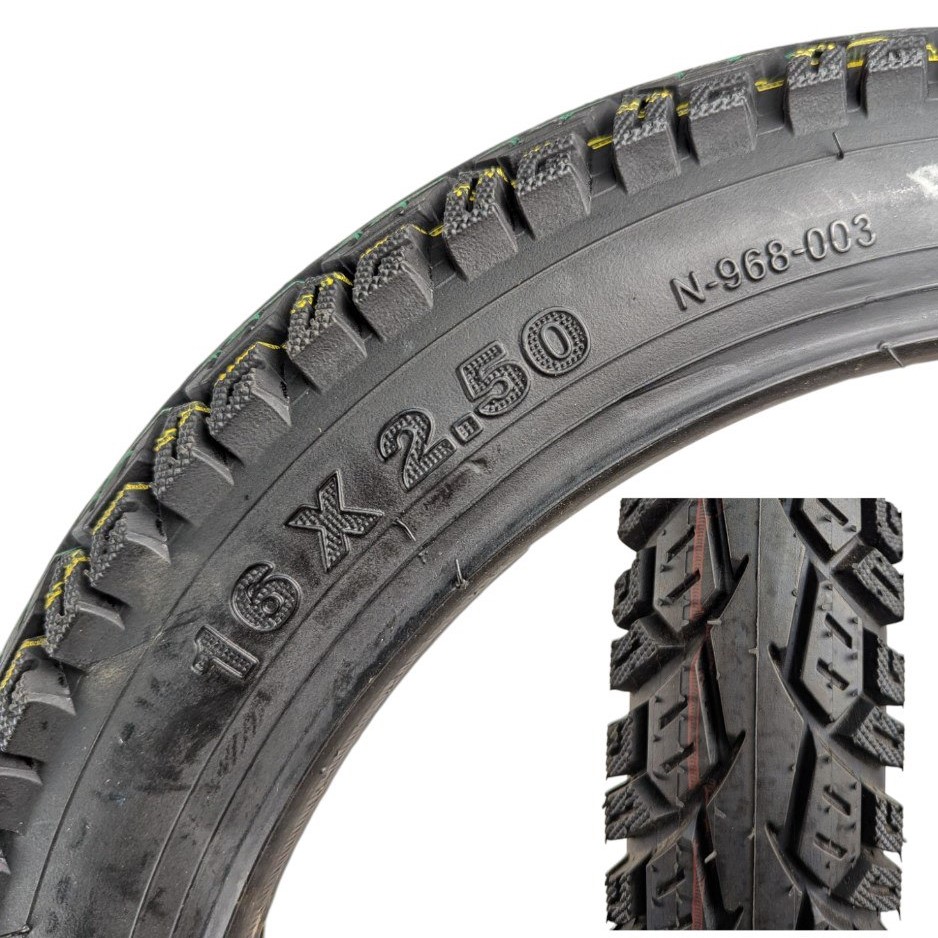 Покришка 16x2.50 Naidun (N-968) для електровелосипеда (камерна) TL
