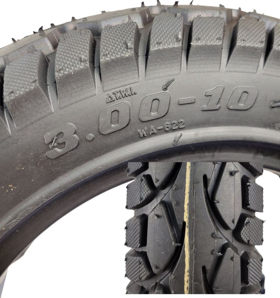 Мотошина "10"  3.00-10  WA-622  АНТИПРОКОЛ , безкамерна TL