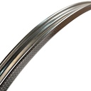 Обід 28 сталевий НІКЕЛЬ, на 36 спиць  ⌀ 2мм