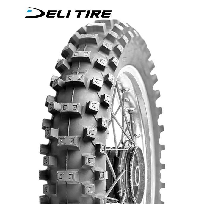 Мотошина "18"  100/100-18  DELI TIRE Індонезія  SB-156  MAXI GRIP  шипована, камерна TT