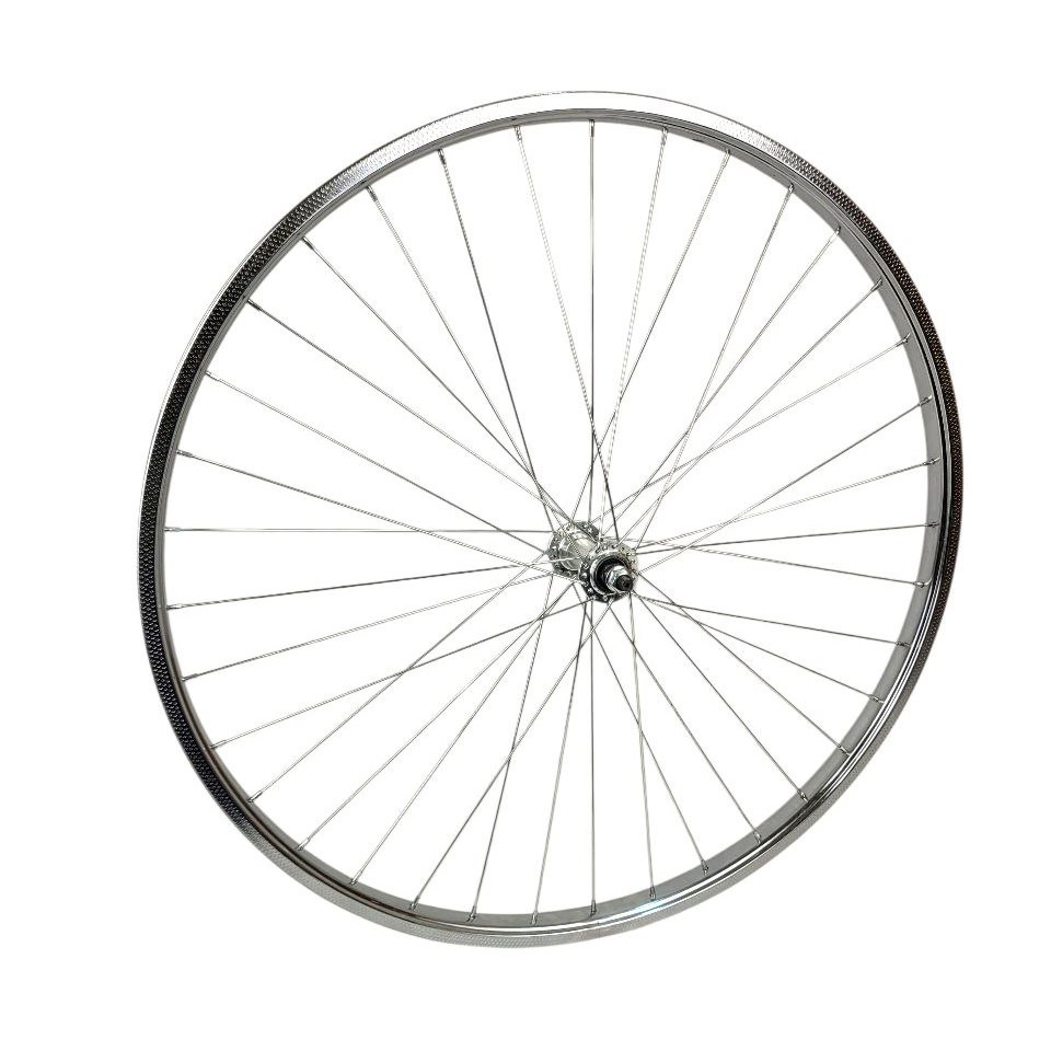 Колесо 28 перед, обід НІКЕЛЬ, спиця 2мм, втулка AL на промах