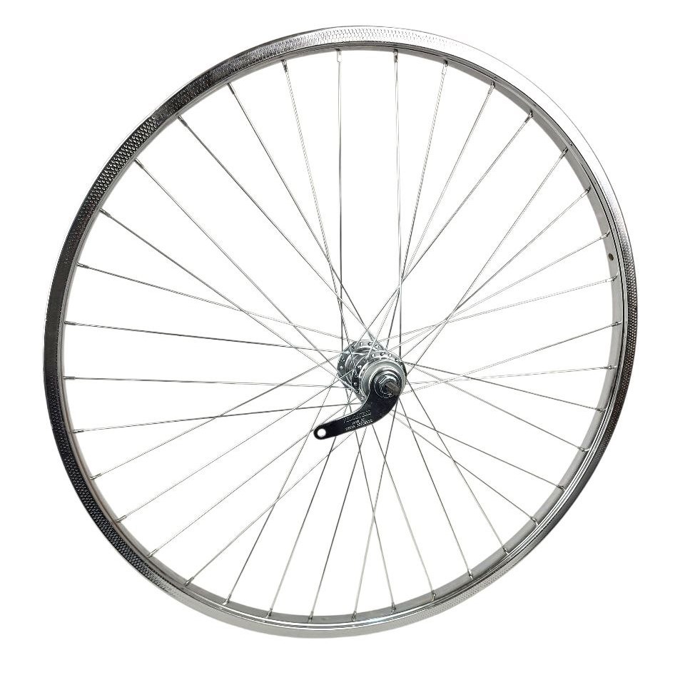 Колесо 28 зад, обід НІКЕЛЬ, спиця 2мм, втулка Чехія+к-т