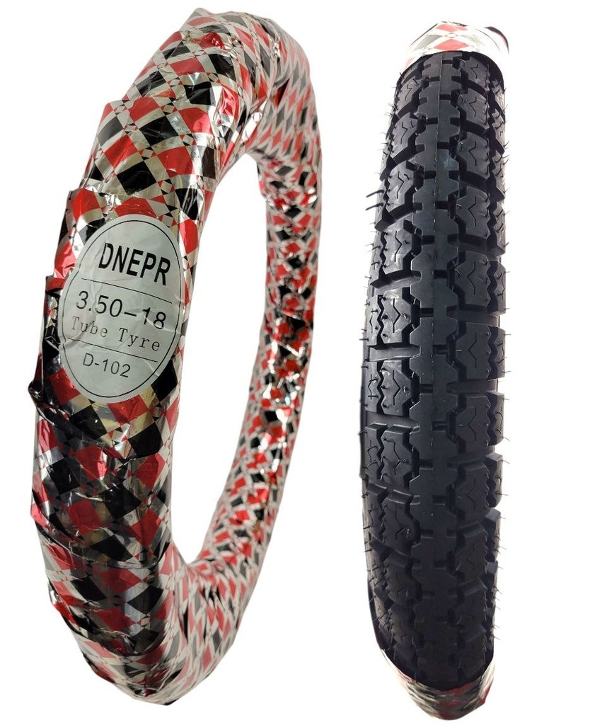 Мотошина "18"  3.50-18  DNEPR/KAMA K-102, камерна TT