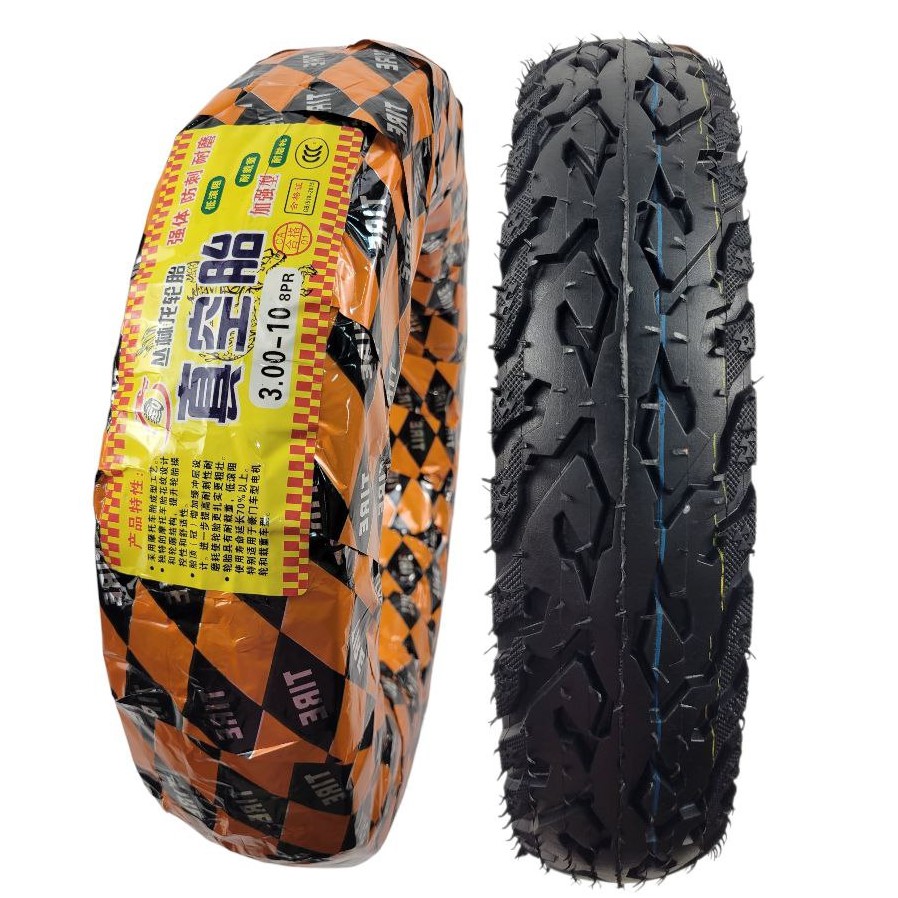 Мотошина "10"  3.00-10  ZX-902  АНТИПРОКОЛ, безкамерна TL