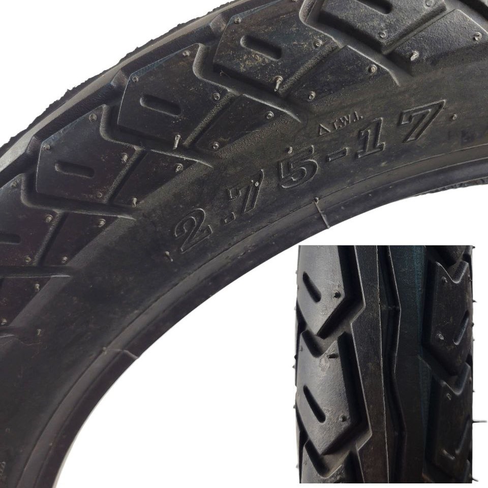 Мотошина "17"  2.75-17  HDM-008/ YDS напівшип, камерна TT