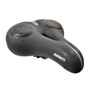 Сідло на демферах AVANTI AFT-92 м'яке з диркою та ручкою, чорне