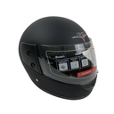 Мотошолом BLD-825, M(57-58), чорний матовий (без малюнка)