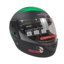 Мотошолом BLD-825, L(59-60), чорно-зелений, матовий