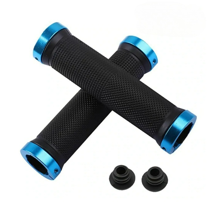 Гріпси прямі чорні з замком синім