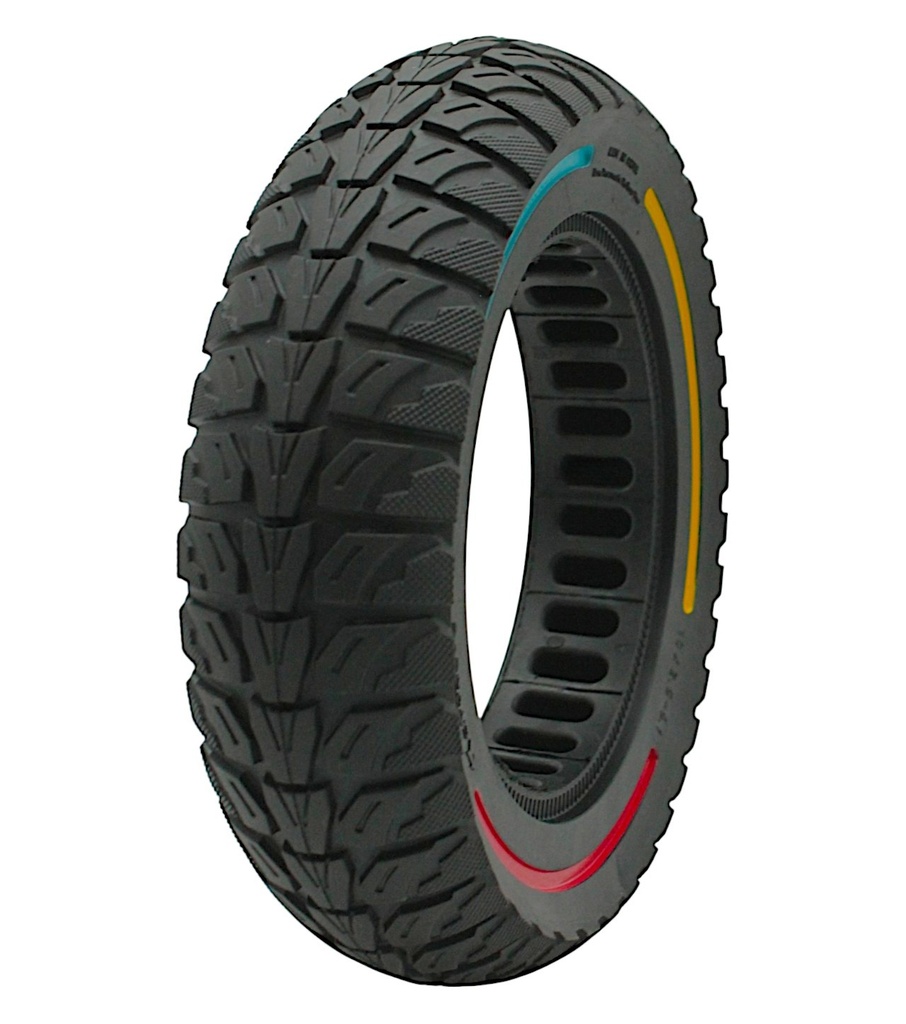  Покришка 8.5-2.5 CITYNEYE (внутрішні соти) для ел.самоката, безкамерна, лита (191), з кольоровими полосами