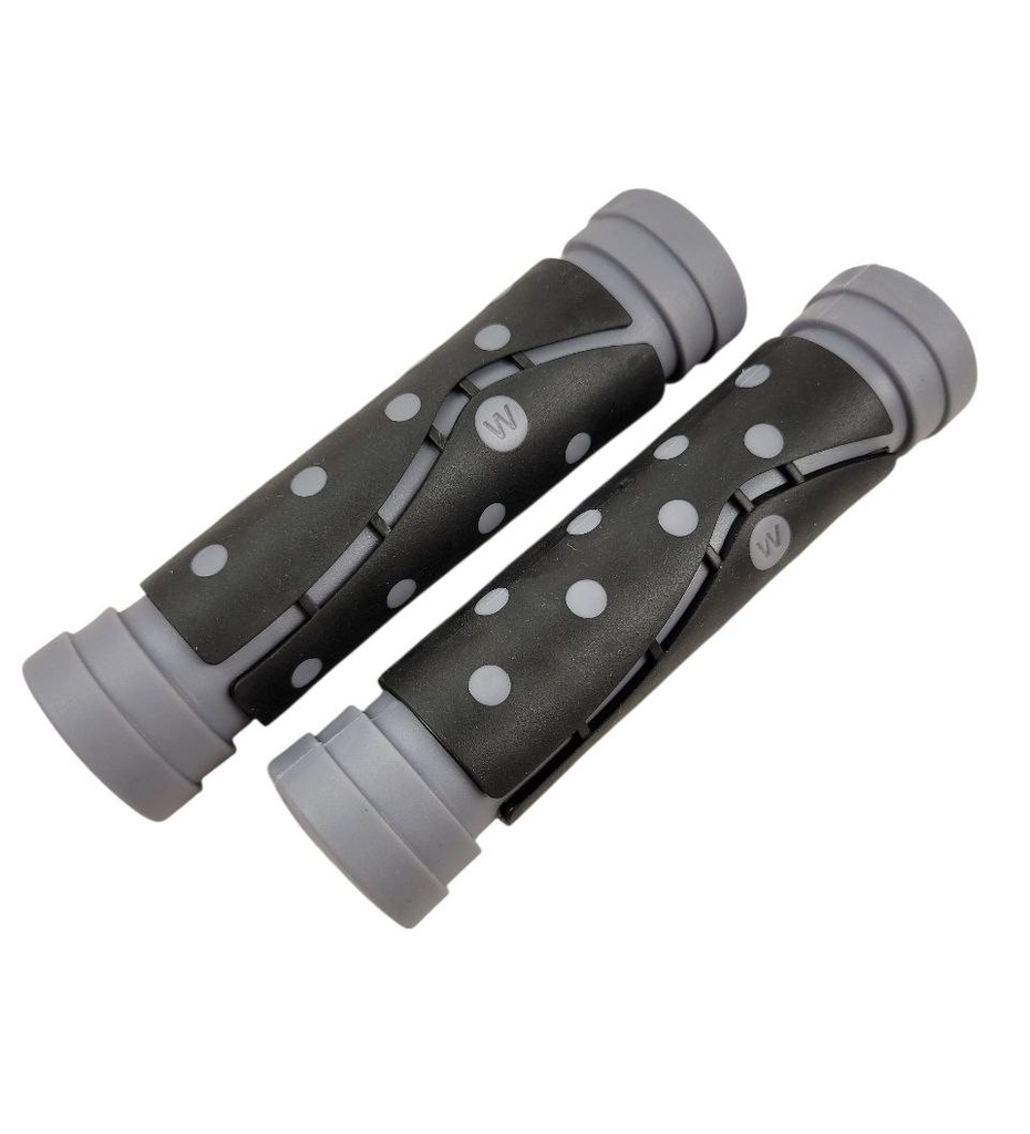 Гріпси гумові "горох" чорно-сірі