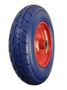 Колесо тачки синє   8"  3.50-8  під вісь Ø20, пінополіуретанове