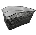 Кошик металевий СІТОЧКА на багажник чорний