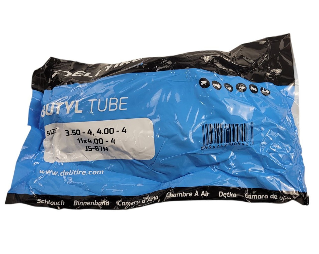 Камера  4" 3.50-4 ; 4.00-4 (11х4.00-4) DELI TIRE Індонезія (JS-87N)