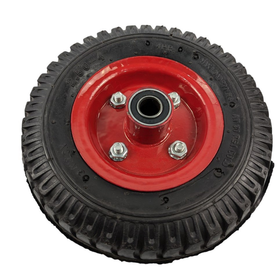 Колесо для візка/тачки  2.50-4 накачне, під вісь Ø20мм (6204 підшипник)