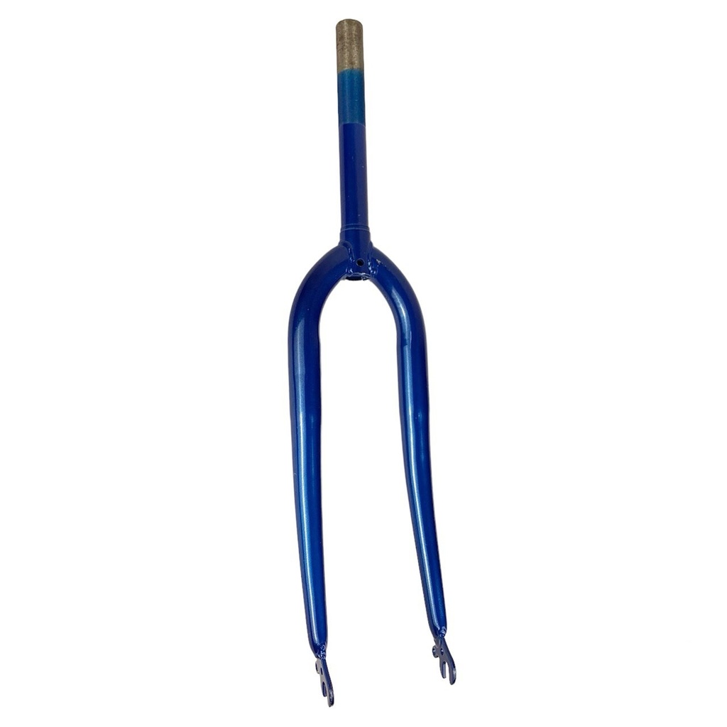 Вилка 24 сталева САЛЮТ шток L-200mm р.з L-100mm синя