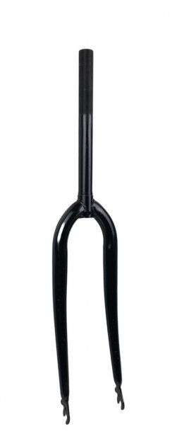 Вилка 28 сталева, шток L-240mm р.з L-100mm, чорна