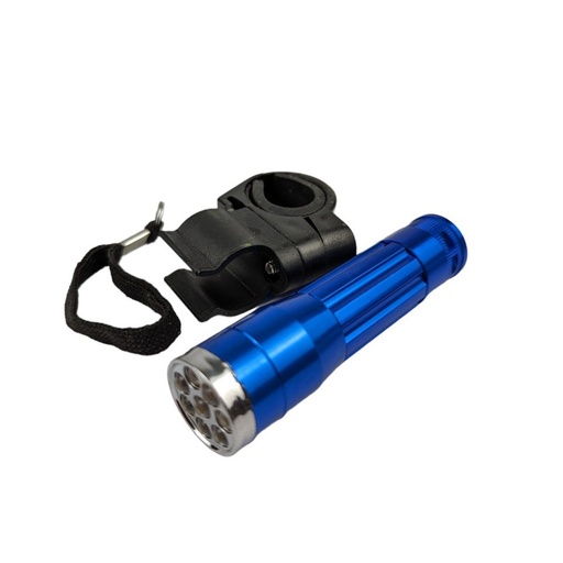[052-05] Фара-ліхтарик мала 8 діодів, синя