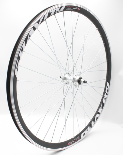 [013-040] Колесо 27,5 перед, обід 2-ний чорний , втулка AL на промах, диск різьба