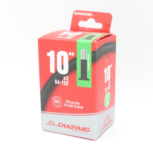 [162-04] Камера 10х2.0 (54-152) CHAOYANG прямий ніпель  AV 33 mm 