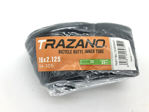 [168-24] Камера 16х2.125 TRAZANO прямий ніпель AV 33mm