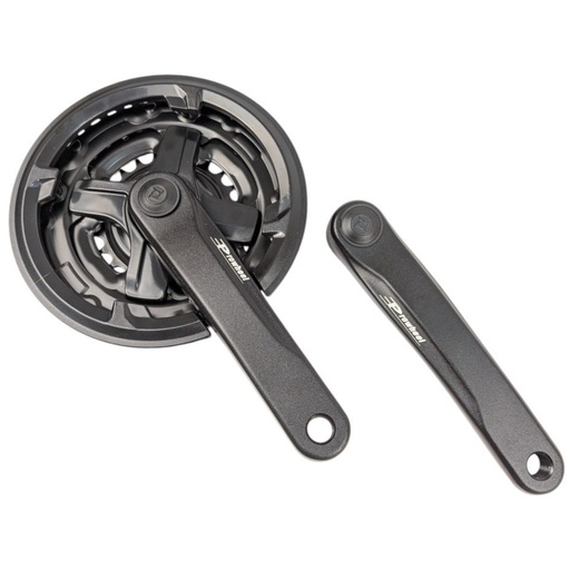 [040-38] Комплект шатунів мтв PROWHEEL ТА-CN68 (42/34/24Т) L-170mm  AL, чорний