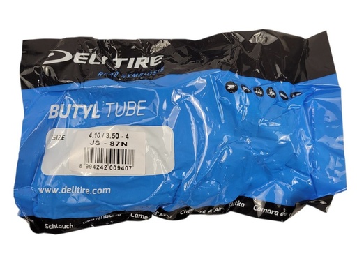 [187-16] Камера  4"  4.10/3.50-4  DELI TIRE Індонезія (JS-87) зігнутий ніпель