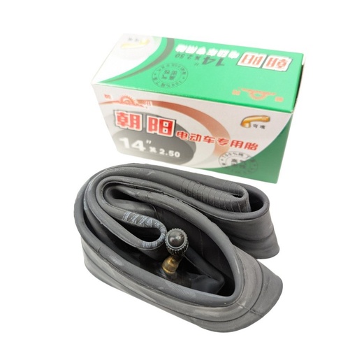 [166-30] Камера 14х2.50 GHAOYANG зігнутий ніпель CR-202  E-bike