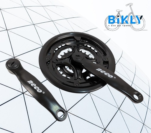 [040-29] Комплект шатунів мтв NECO (42/34/24Т) L-152mm малий чорний