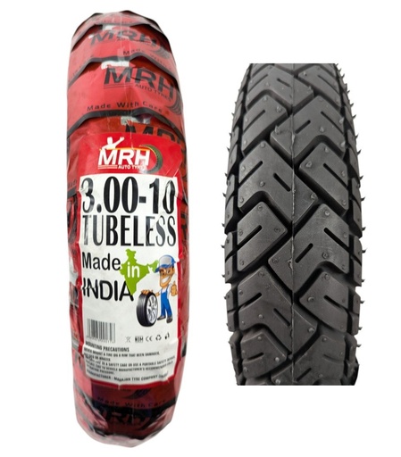 [178-09] Мотошина "10"  3.00-10  MRH (3019), безкамерна TL