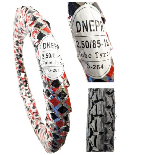 [182-54] Мотошина "16"  (2.50/85-16) "DNEPR"  D-264, (TT) камерна