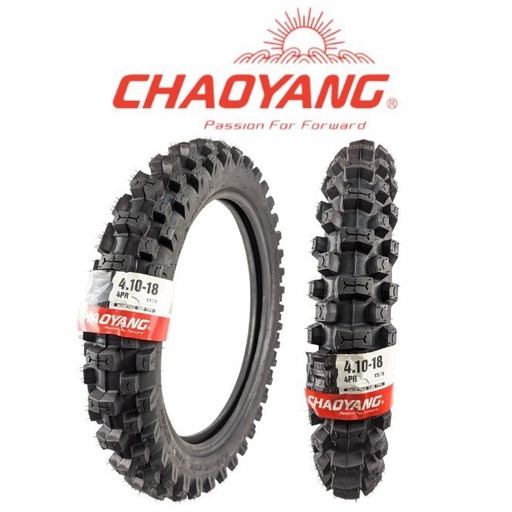 [185-58] Мотошина  "18"  4.10-18 ChaoYang H-888  CROSS, TT камерна