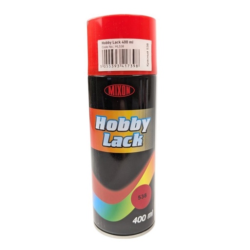 [196-20] Фарба аерозольна Mixon "Hobby Lack", червона- 538