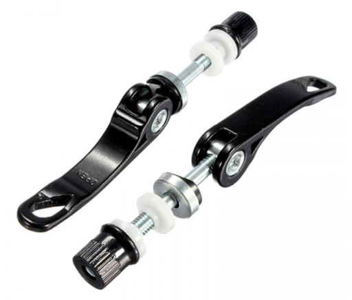 [064-05] Ексцентрик труби сідла алюміній посилений L-45mm, чорний зажим 